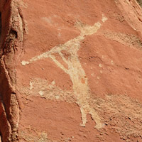 Kokopelli Rock Art