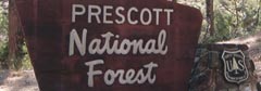 Prescott National Forest Sign Prescott National Forest Sign